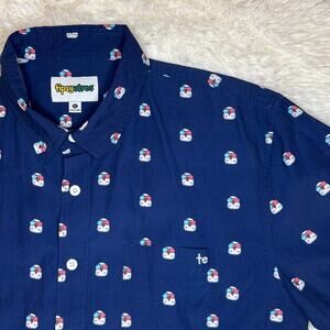 Tipsy Elves Regal Eagle XL Patriotic‎ Short Sleeve Button Down